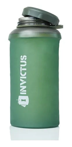 Garrafa 1l Invictus Wave Militar Dobrável Cantil Hidratação