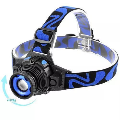 Lanterna Tatica De Cabeca Led Cree Com Zoom 3000 Lumens.