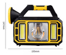 Lampião Lâmpada Led Camping Barraca Pesca Recarregável Usb