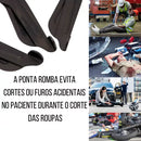 Tesoura Edc Ponta Romba Aph Resgate Samu Bombeiros Original