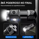 Lanterna Tática Mais Forte Led Usb Recarregáve Magnética