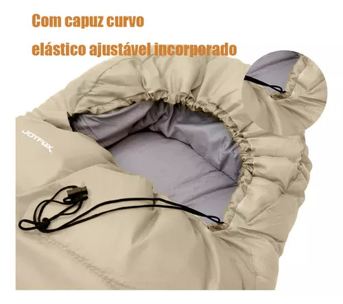 Saco De Dormir Térmico Solteiro Patchworkable