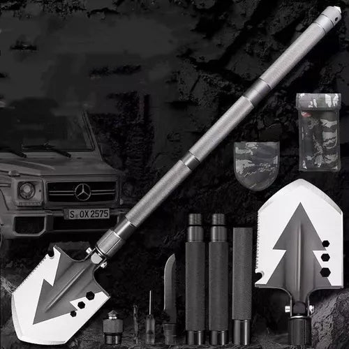 Kit Pá Tatica Dobrável Com Facas E Canivetes Militar